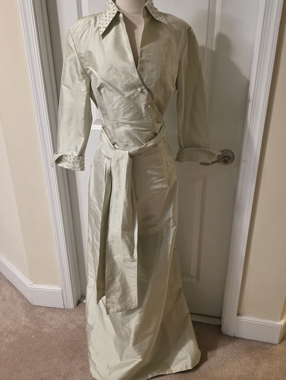 Marisa Baratelli New Formal Silk Skirt Set Size 10